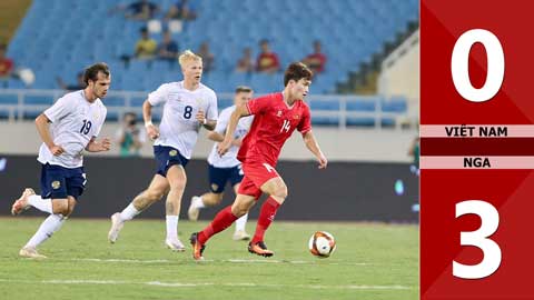 VIDEO bàn thắng Việt Nam vs Nga: 0-3 (Giao hữu Quốc tế LPBank Cup 2024)