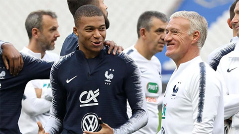 Mbappe vẫn đá chính trận gặp Italia