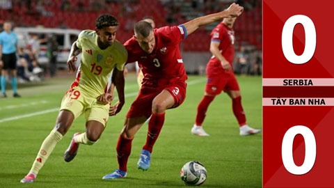 VIDEO bàn thắng Serbia vs Tây Ban Nha: 0-0 (Vòng bảng Nations League 2024/25)