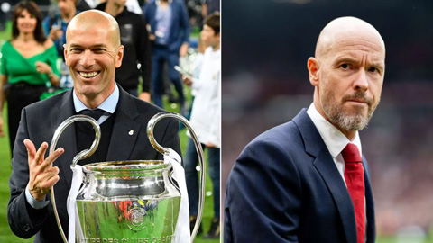 Lộ lý do giúp Ten Hag không sợ mất ghế vì Zidane