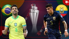 Trực tiếp Brazil vs Ecuador, 08h00 ngày 7/9