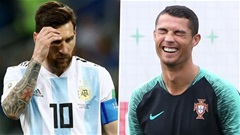 Messi bất lực với cột mốc 900 bàn của Ronaldo