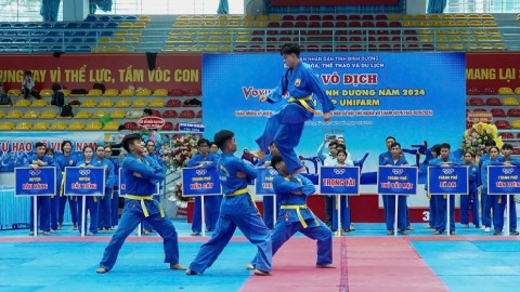 Sôi động Khai mạc Giải Vô địch Vovinam tỉnh Bình Dương năm 2024