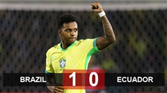 Kết quả Brazil 1-0 Ecuador: Brazil thắng nhọc