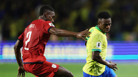 Trực tiếp Brazil 1-0 Ecuador: Đội khách gia tăng sức ép