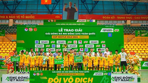 VFF thu hồi chức vô địch của U11 SLNA vì gian lận tuổi