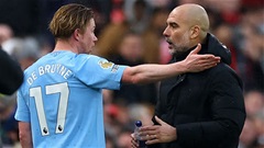 De Bruyne giờ 'không thành vấn đề' với Guardiola