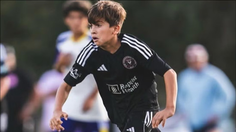 Con trai Messi lập siêu phẩm giúp U13 Inter Miami thắng khó tin