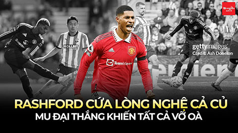 Rashford cứa lòng nghệ cả củ, MU đại thắng khiến tất cả vỡ oà