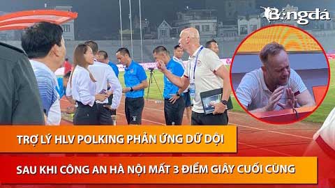 Trợ lý CAHN phản ứng gay gắt, HLV Polking giận dữ tuyên bố: 'Đá tệ như này thì không thể vô địch'