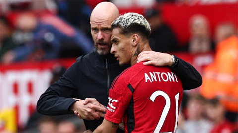 Ten Hag vẫn tin tưởng vào trò cưng Antony