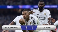 Kết quả Real Madrid 3-1 Stuttgart: Khởi đầu hoàn hảo