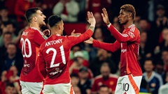 Rashford lập cú đúp vào lưới Barnsley: 'Quả ngọt' từ Van Gol, sát thủ trở lại