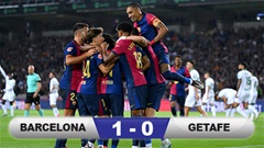 Kết quả Barca 1-0 Getafe: Duy trì mạch toàn thắng