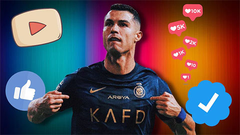 Choáng váng với số tiền Ronaldo bỏ túi từ YouTube