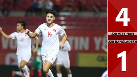 VIDEO bàn thắng U20 Việt Nam vs U20 Bangladesh: 4-1 (Vòng loại U20 châu Á 2025)