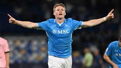 McTominay ghi bàn sau 26 giây vào sân giúp Napoli đại thắng Palermo 