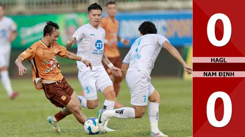 VIDEO bàn thắng HAGL vs Nam Định: 0-0 