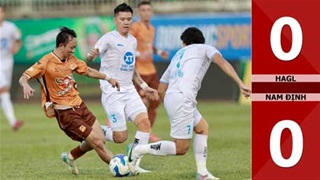 VIDEO bàn thắng HAGL vs Nam Định: 0-0 (Vòng 3 V.League 2024/25)