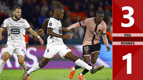 VIDEO bàn thắng PSG vs Rennes: 3-1 (Vòng 6 Ligue 1 mùa giải 2024/25)