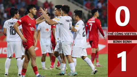 VIDEO bàn thắng Thể Công Viettel vs Bình Định: 0-1