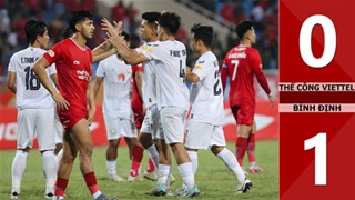 VIDEO bàn thắng Thể Công Viettel vs Bình Định: 0-1