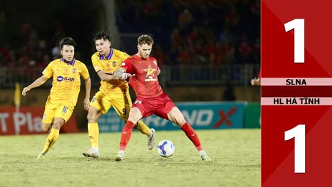 VIDEO bàn thắng SLNA vs HL Hà Tĩnh: 1-1 (Vòng 3 V.League 2024/25)