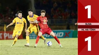 VIDEO bàn thắng SLNA vs HL Hà Tĩnh: 1-1 (Vòng 3 V.League 2024/25)