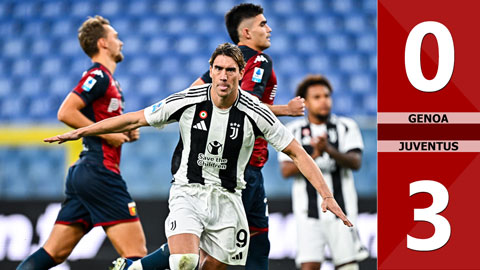 VIDEO bàn thắng Genoa vs Juventus: 0-3 (Vòng 6 Serie A 2024/25)