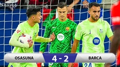 Barca nhận thất bại đầu tiên tại La Liga 2024/25