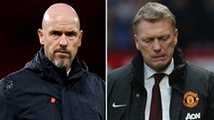 Cân bằng thành tích tệ hại của Moyes, Ten Hag vẫn không nghĩ sẽ bị sa thải