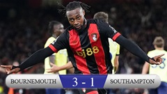 Kết quả Bournemouth 3-1 Southampton: Bournemouth qua mặt MU trên BXH