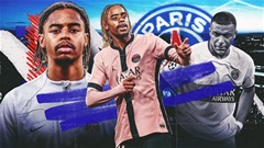 Bradley Barcola sắp đi vừa chiếc giày của Mbappe