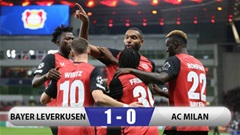 Kết quả Leverkusen 1-0 Milan: Leverkusen thắng trận thứ 2 liên tiếp