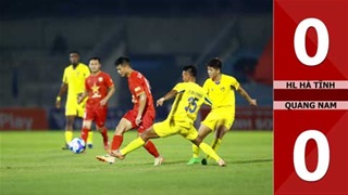 VIDEO bàn thắng HL Hà Tĩnh vs Quảng Nam: 0-0