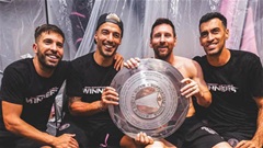 Messi cởi trần, đi dép tông ăn mừng chức vô địch Supporters’ Shield