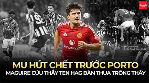 MU hút chết trước Porto: 10 đấu 11, Maguire cứu thầy nghẹt thở phút bù giờ