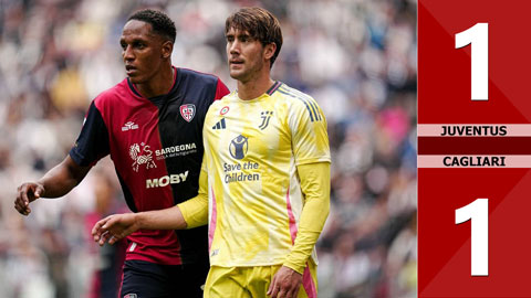 VIDEO bàn thắng Juventus vs Cagliari: 1-1