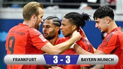 Kết quả Frankfurt 3-3 Bayern Munich: Bayern rơi chiến thắng ở phút 90+4