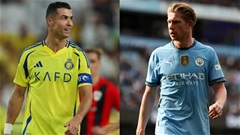 Ronaldo muốn De Bruyne là 'máy bơm bóng' cho mình tại Al Nassr