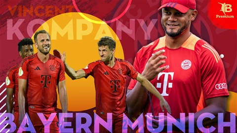 Cuộc cách mạng toàn diện của Kompany tại Bayern Munich