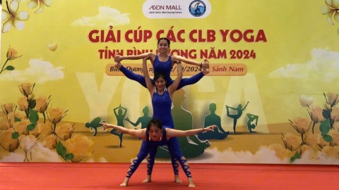 Sôi nổi Giải Cúp các Câu lạc bộ Yoga tỉnh Bình Dương năm 2024