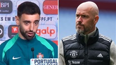 Bruno Fernandes công khai ủng hộ một HLV khác khiến Ten Hag lo lắng