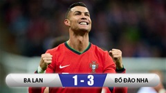 Kết quả Ba Lan 1-3 Bồ Đào Nha: Ronaldo ghi bàn thứ 906 sự nghiệp