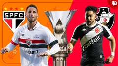 Nhận định bóng đá Sao Paulo vs Vasco da Gama,  07h45 ngày 17/10: Bất phân thắng bại