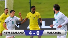 Kết quả New Zealand 4-0 Malaysia: Đại diện Đông Nam Á thảm bại