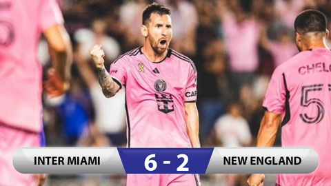 Kết quả Inter Miami 6-2 New England Revolution: Chiến thắng lịch sử