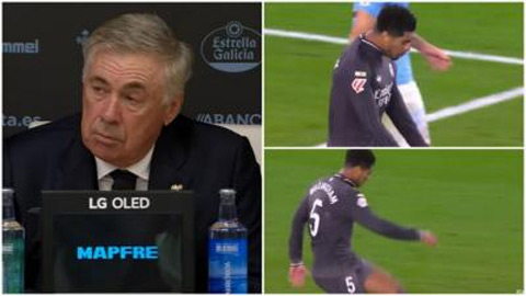 Ancelotti cãi nhau với Tchouameni, Bellingham nổi khùng với Vinicius