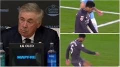 Ancelotti cãi nhau với Tchouameni, Bellingham nổi khùng với Vinicius