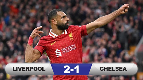 Kết quả Liverpool 2-1 Chelsea: Salah sắm vai người hùng